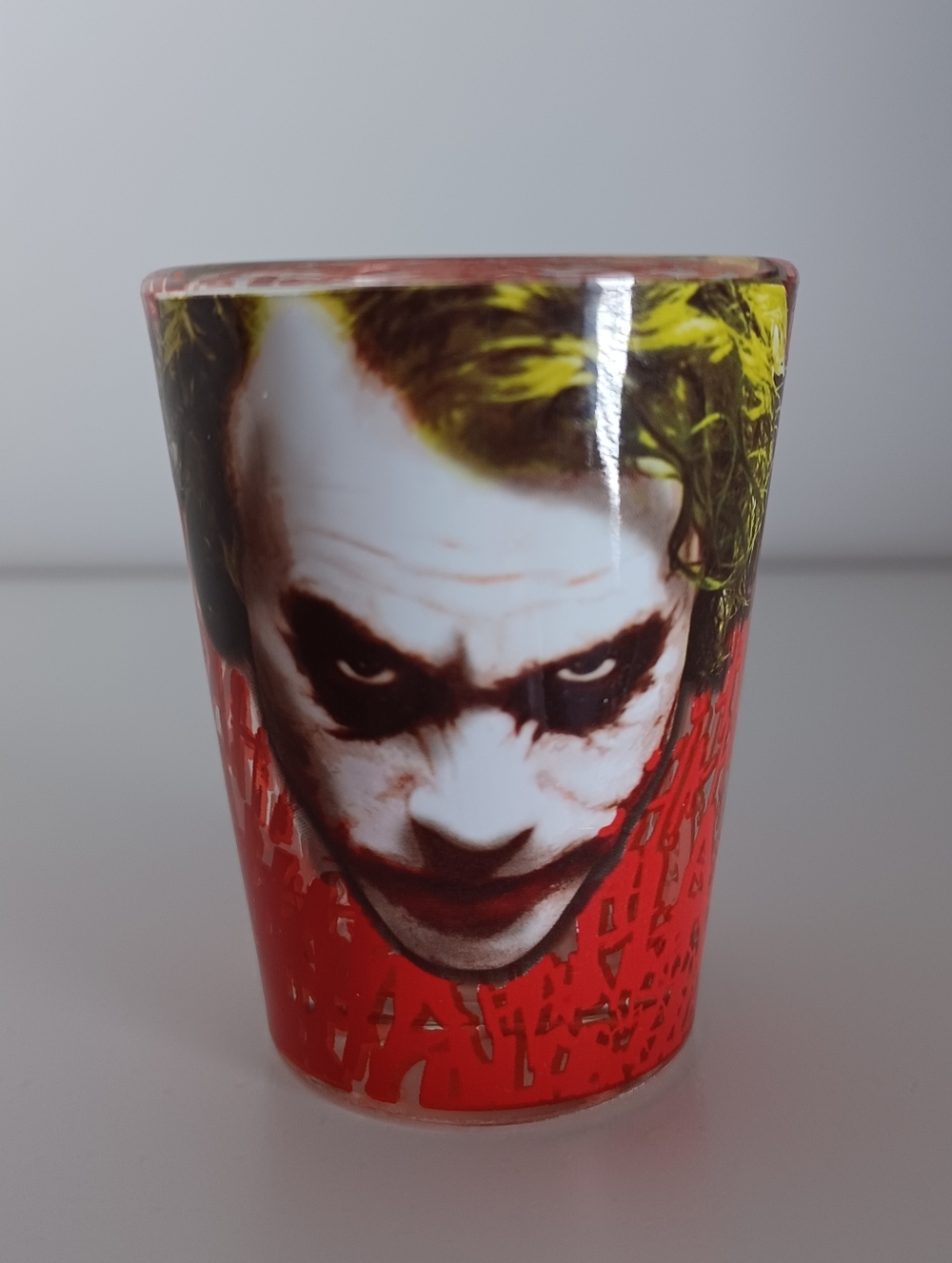 DC Comics The‎ Joker Heath Ledger Batman The Dark Knight Shot Glass Collectible